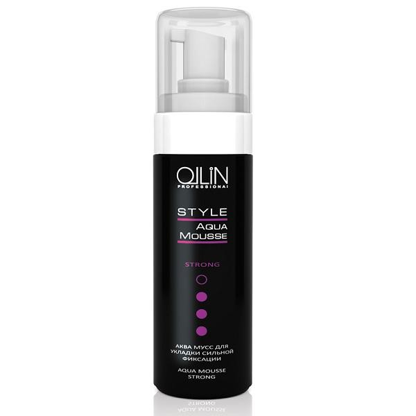 Ollin Аква мусс для укладки сильной фиксации Style Aqua Mousse Strong 150 мл721487 Ollin Аква мусс для укладки сильной фиксации Style Aqua Mousse Strong 150 мл721487Ollin Style Aqua Mousse Strong - Аква мусс для укладки сильной фиксации для создания текстуры, формы и контроля над причёской. Увлажняет волосы. Содержит компоненты, сохраняющие созданный стиль прически даже в сырую погоду. D-пантенол и растительные масла способствуют восстановлению и увлажнению повреждённых участков кутикулы волоса.
