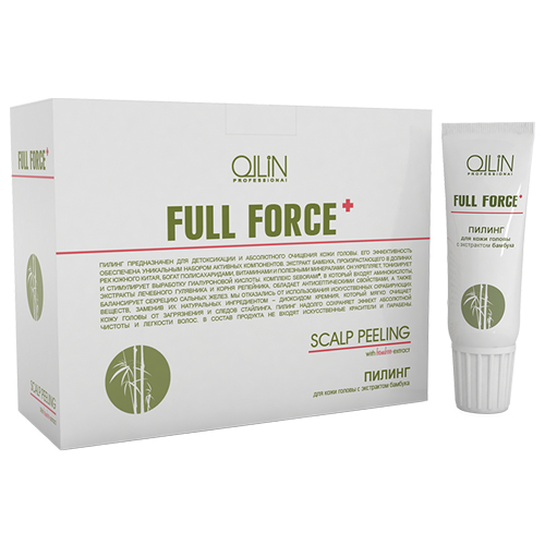 Ollin Пилинг для кожи головы с экстрактом бамбука Full Force Scalp Peeling 10шт х 15мл725591 Ollin Пилинг для кожи головы с экстрактом бамбука Full Force Scalp Peeling 10шт х 15мл725591Пилинг предназначен для детоксикации и глубокого очищения кожи головы. Экстракт бамбука укрепляет и тонизирует. Комплекс Seborami® обладает антисептическими свойствами и балансирует секрецию сальных желез. Диоксид кремния мягко очищает кожу головы от загрязнения и следов стайлинга. Пилинг надолго сохраняет эффект абсолютной чистоты и легкости волос. Без искусственных скрабирующих веществ. Без искусственных красителей. Без парабенов.
