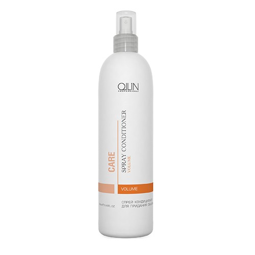 Ollin Спрей-кондиционер для придания объема Care Volume Spray Conditioner 250 мл727021 Ollin Спрей-кондиционер для придания объема Care Volume Spray Conditioner 250 мл727021Спрей-кондиционер для придания объема Ollin Care Volume Spray Conditioner, придающий объем тонким волосам. Содержит UV-фильтры и защищает прическу от влажности. Укрепляет стержень волоса, добавляя энергию и силу. Натуральные экстракты питают и увлажняют волосяную кутикулу. Спрей Ollin volume spray conditioner укрепляет стержень волоса и увеличивает диаметр, добавляя энергию и силу. Усиливает блеск и облегчает расчёсывание, делает волосы мягкими.