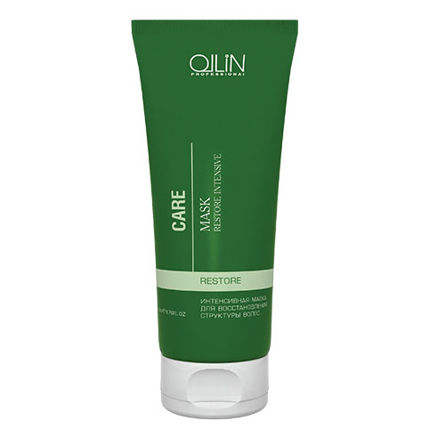 Ollin Интенсивная маска для восстановления структуры волос Care Restore Intensive Mask 200 мл722354/4620753727090 Ollin Интенсивная маска для восстановления структуры волос Care Restore Intensive Mask 200 мл722354/4620753727090Интенсивная маска для восстановления структуры волос Ollin Care Restore Intensive Mask. Потрясающая по эффекту, восстанавливающая маска Ollin для сухих, осветлённых, обесцвеченных, химически завитых и уставших волос, утративших жизненную силу. Питает волосы кератиновым протеином. Возвращает блеск и здоровый вид тусклым волосам, повреждённым химическими процедурами. Действие маски Ollin restore intensive mask основано на силе активных компонентов и растительных экстрактов: Витаминный комплекс из 11 экстрактов растений обеспечивает максимальный уход, восстанавливает волосы изнутри и одновременно защищает от агрессивного воздействия окружающей среды. Масло миндаля увлажняет, питает, смягчает, кондиционирует и разглаживает поверхность волоса. Результат: мягкие, блестящие и послушные волосы. Минеральные вещества заново выстраивают разрушенную структуру волоса.