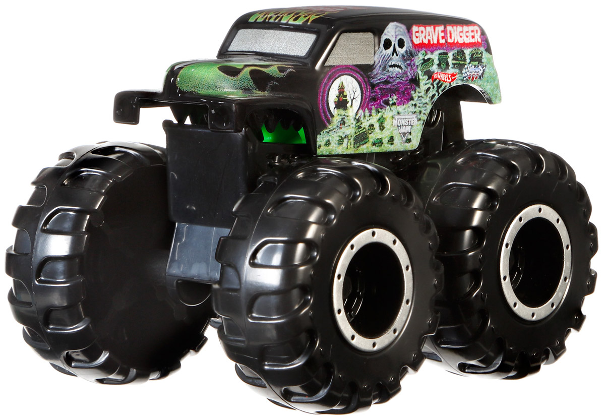 Hot Wheels Monster Jam Машинка Grave Digger цвет черныйCFY42_CFY43 Hot Wheels Monster Jam Машинка Grave Digger цвет черныйCFY42_CFY43Машинка Hot Wheels Monster Jam. Grave Digger - это знаменитая модель легендарного автомобиля с большими колесами. Литой корпус, сверкающая кабина, внушительный вид. Внедорожник с неповторимым тюнингом оценят как дети, так и взрослые! Детали игрушки выполнены из высококачественных материалов и абсолютно безопасны для детей. Порадуйте своего малыша таким замечательным подарком!