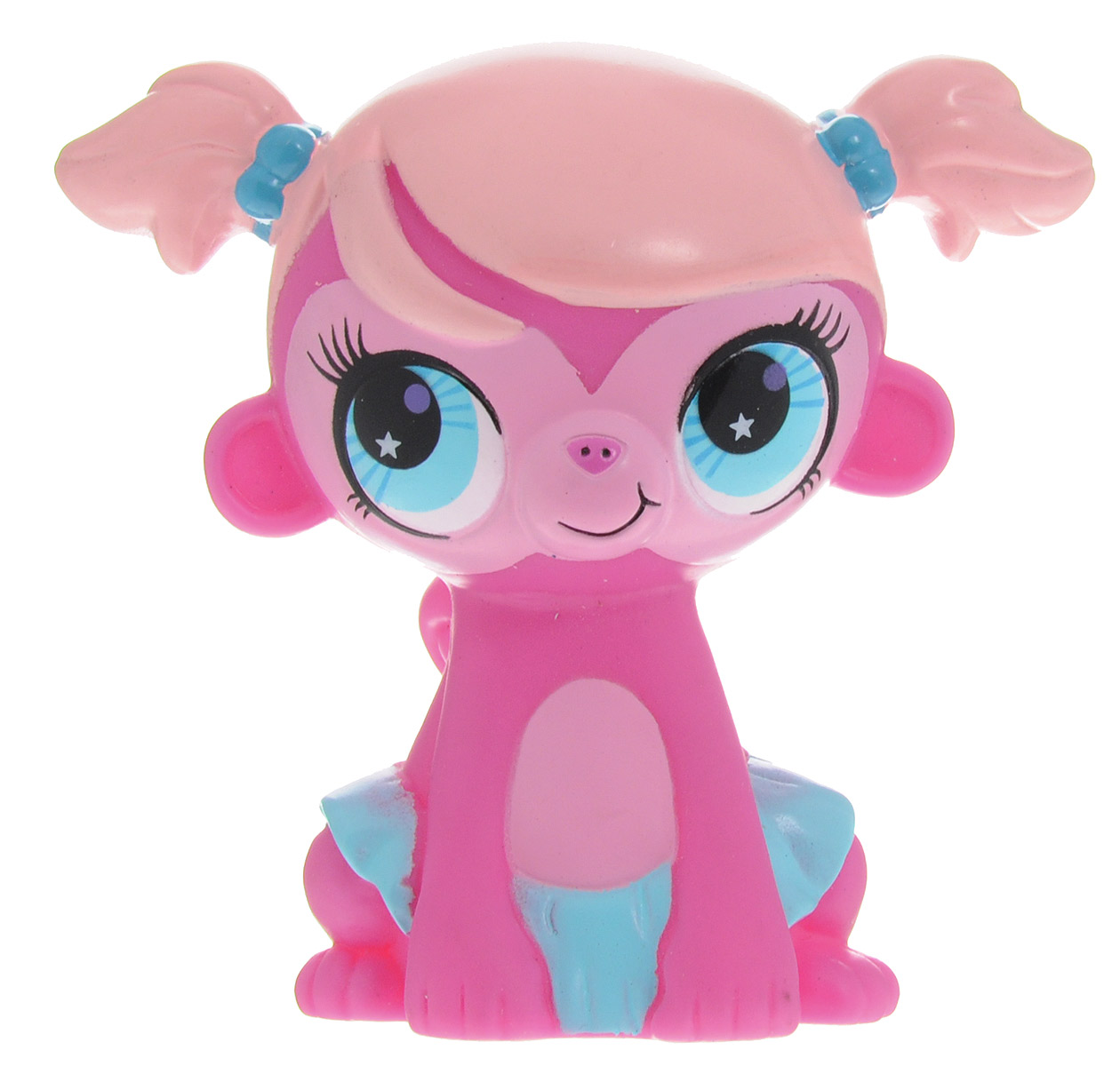 Играем вместе Фигурка для ванной Littlest Рet Shop Обезьянка44R_обезьяна Играем вместе Фигурка для ванной Littlest Рet Shop Обезьянка44R_обезьянаФигурка для ванной Играем вместе Littlest Рet Shop: Обезьянка понравится вашему малышу и развлечет его во время купания. Она выполнена из безопасного материала в виде героя мультфильма Маленький зоомагазин. Размер игрушки идеален для маленьких ручек малыша. Игрушка может брызгать водой и пищать. Игрушка для ванной способствует развитию воображения, цветового восприятия, тактильных ощущений и мелкой моторики рук.