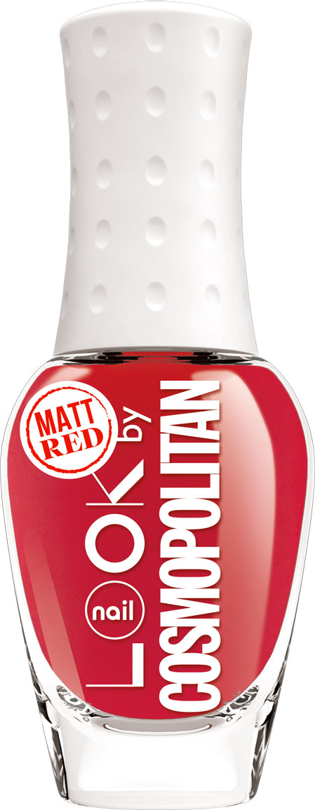 nailLOOK Лак для ногтей серии Trends look by Cosmopolitan, Mat Red, 8,5 мл31443 nailLOOK Лак для ногтей серии Trends look by Cosmopolitan, Mat Red, 8,5 мл31443Эксклюзивная коллекция из 7 потрясающих оттенков разработанных совместно с популярным глянцевым журналом. Матовый красный оттенок новый тренд!На ногтях цвет выглядит более мягким и приглушенным,чем классический глянцевый,но при этом отлично сочетается с любым оттенком кожи. В отличие от обычного глянцевого покрытия он в 2 раза быстрее сохнет и проще наносится. Матовый красный оттенок.