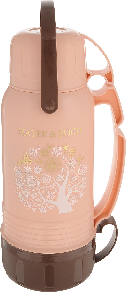 Термос Mayer & Boch, с чашами, цвет: светло-розовый, 1,8 л. 2370323703 Термос Mayer & Boch, с чашами, цвет: светло-розовый, 1,8 л. 2370323703Термос Mayer & Boch со стеклянной колбой в полипропиленовом корпусе является одним из востребованных в России. Его температурная характеристика ни в чем не уступает термосам со стальными колбами, но благодаря свойствам стекла этот термос может быть использован для заваривания напитков с устойчивыми ароматами. Изделие оснащено двумя эргономичными ручками. В комплекте с термосом - две чаши разных размеров и дополнительный стакан. Завинчивающаяся герметичная крышка предохранит от Термос Mayer & Boch со стеклянной колбой в полипропиленовом корпусе является одним из востребованных в России. Его температурная характеристика ни в чем не уступает термосам со стальными колбами, но благодаря свойствам стекла этот термос может быть использован для заваривания напитков с устойчивыми ароматами. Изделие оснащено двумя эргономичными ручками. В комплекте с термосом - две чаши разных размеров и дополнительный стакан. Завинчивающаяся герметичная крышка предохранит от ...