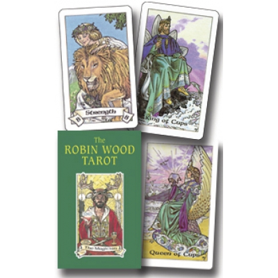 Карты Таро Llewellyn The Robin Wood Tarot/Таро Робин Вуд Неоязычников, инструкция на английском языке.TLW01TLW01 Карты Таро Llewellyn The Robin Wood Tarot/Таро Робин Вуд Неоязычников, инструкция на английском языке.TLW01TLW01Эта колода Таро, созданная замечательной художницей Робин Вуд, стала одной из самых популярных в современном мире. 22 Старших Аркана наполнены яркими образами, близкими языческому восприятию земной природы и божественного мира. 56 Младших Арканов буквально оживают в ваших руках благодаря иллюстрациям, наполненным необычайной силой и энергией. Подробная инструкция с образцами раскладов, прилагаемая к колоде, делает это Таро удобным в работе и для новичков, и для любителей, и для опытных тарологов.