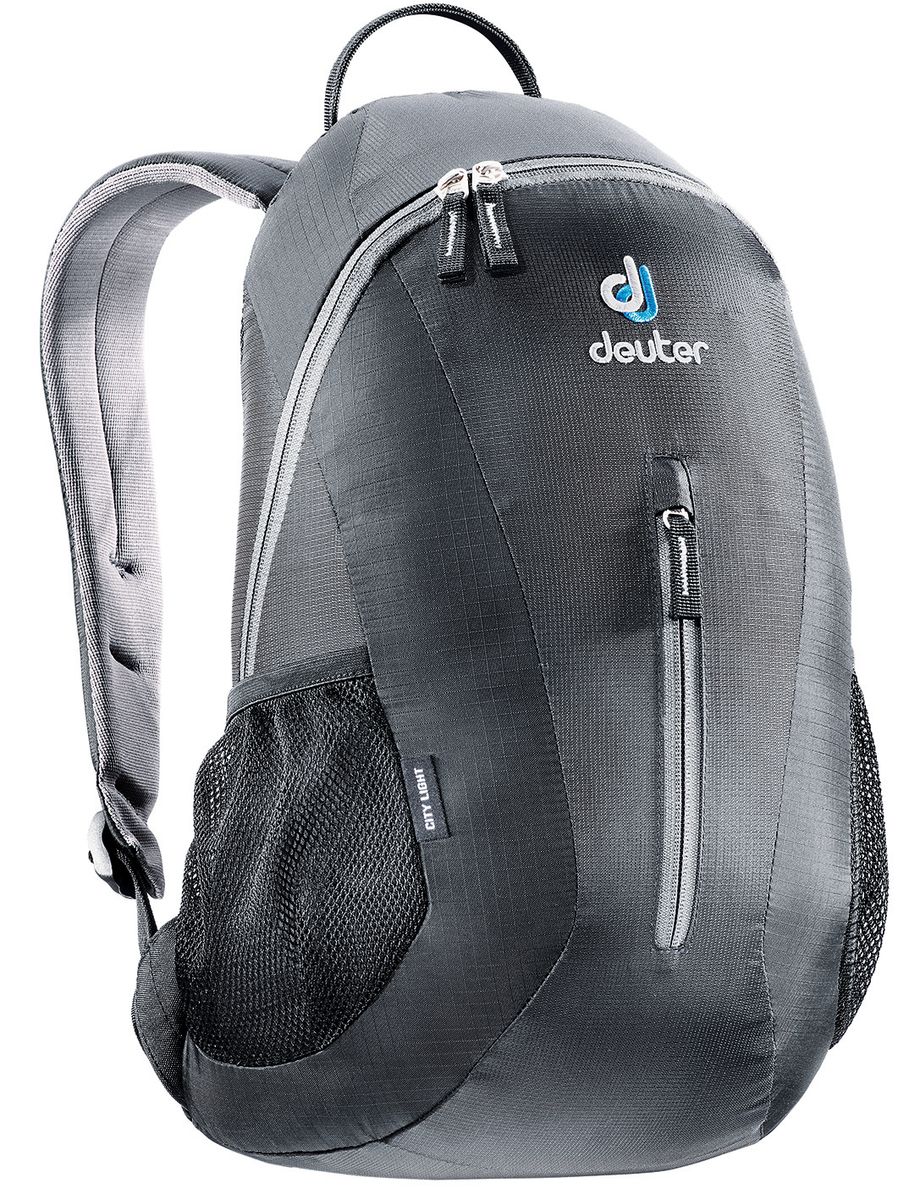 Рюкзак спортивный Deuter Daypacks City, цвет: черный, 16 л80154_7000 Рюкзак спортивный Deuter Daypacks City, цвет: черный, 16 л80154_7000Deuter City Light - это небольшой, легкий рюкзак, всегда готовый для активного перемещения по городу. Особенности: система подвески irstripes, анатомические мягкие плечевые лямки, удобный доступ в основное отделение с помощью двусторонней u-образной молнии, внутренний карман для документов, передний карман на молнии, боковые сетчатые карманы, отражатель 3M.