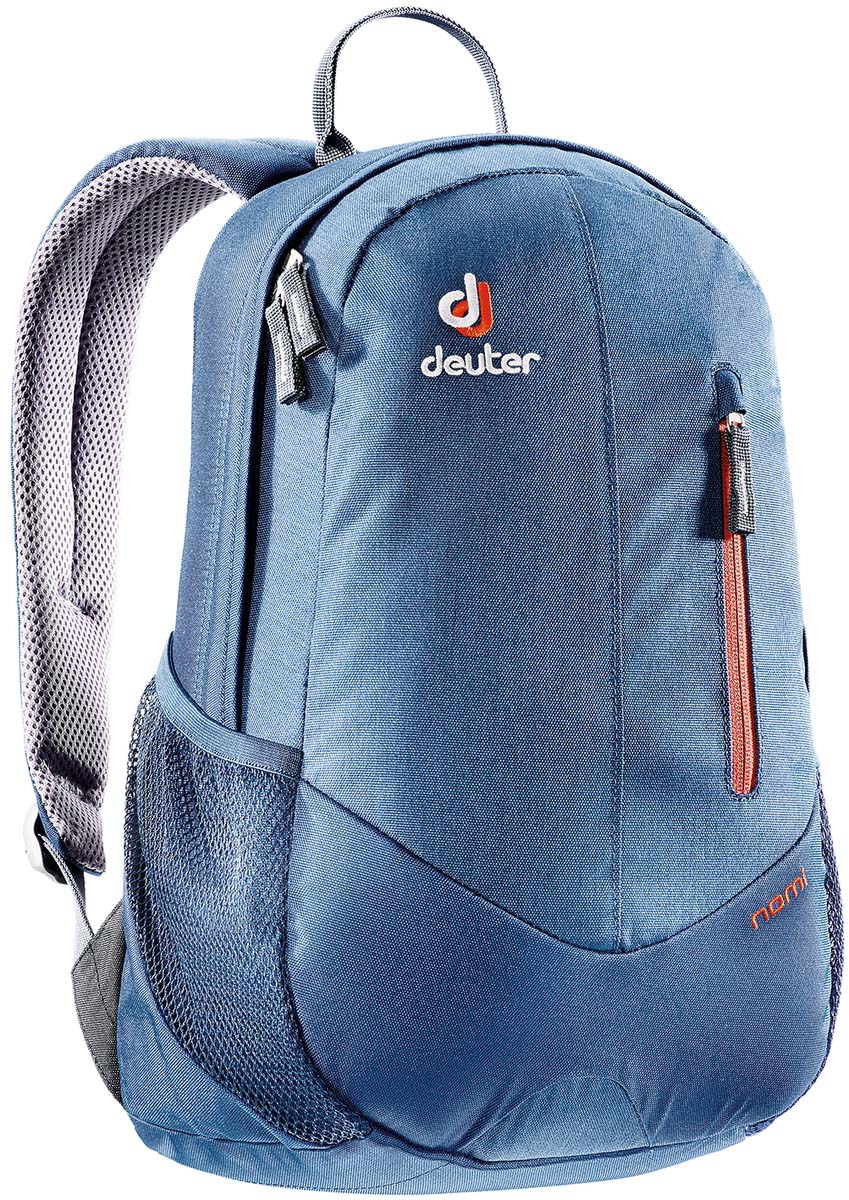 Рюкзак Deuter Daypacks Nomi , цвет: темно-синий, синий, 16л83739_3022 Рюкзак Deuter Daypacks Nomi , цвет: темно-синий, синий, 16л83739_3022это небольшой, легкий, ярко раскрашенный рюкзак, всегда готовый для активного перемещения по городу Cистема подвески Airstripes, анатомические мягкие плечевые лямки, удобный доступ в основное отделение с помощью двусторонней u-образной молнии, внутренний карман для документов, передний карман на молнии, боковые сетчатые карманы, отражатель 3M Вес:500 г. Объем: 16 л.