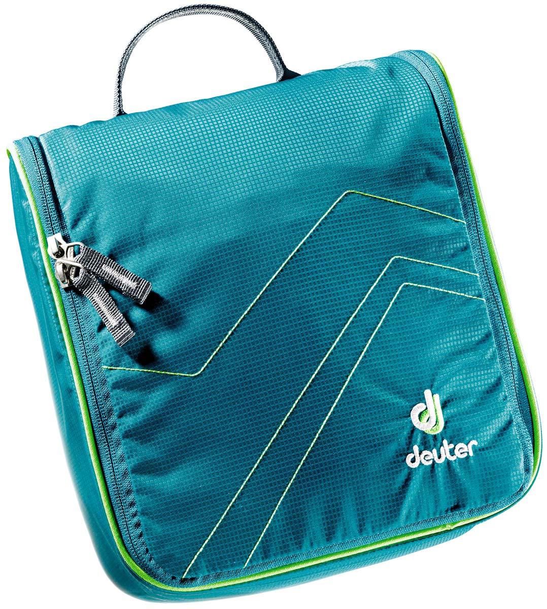 Косметичка Deuter Wash Center II, цвет: бирюзовый, светло-зеленый, 25 см х 24 см х 9 см39464_3214 Косметичка Deuter Wash Center II, цвет: бирюзовый, светло-зеленый, 25 см х 24 см х 9 см39464_3214Дорожная косметичка Deuter Wash Center II, выполненная из полиамида и полиэстера, незаменима в путешествиях и командировках. Косметичка содержит большое центральное отделение с тремя сетчатыми карманами, два кармана на молнии, сетчатый карман на молнии, а также съемное внутреннее отделение с дополнительным крючком. Застегивается на молнию с двойным бегунком по всему периметру. Изделие снабжено текстильной петлей для подвешивания. Стильная дорожная косметичка станет практичным аксессуаром, который идеально дополнит ваш образ.