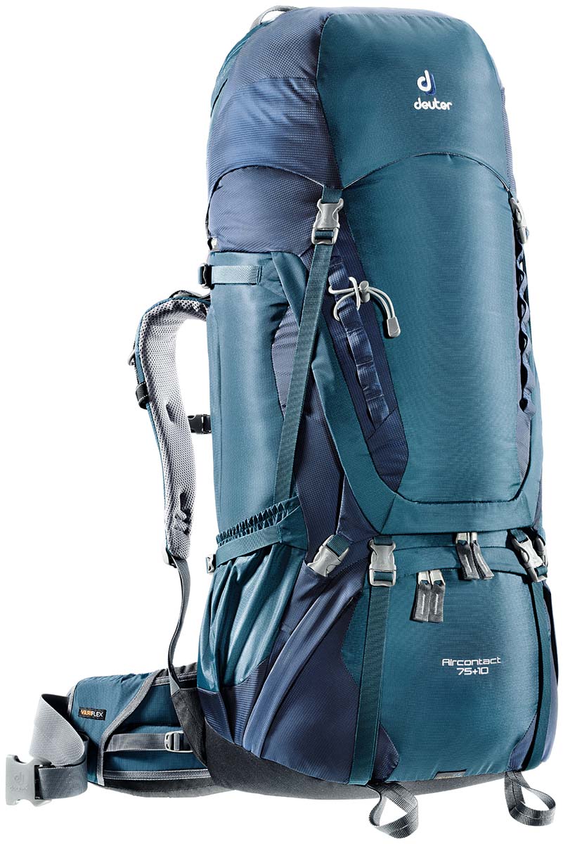Рюкзак спортивный Deuter "Aircontact 75+10", цвет: темно-синий, 85л Рюкзак спортивный Deuter "Aircontact 75+10", цвет: темно-синий, 85л