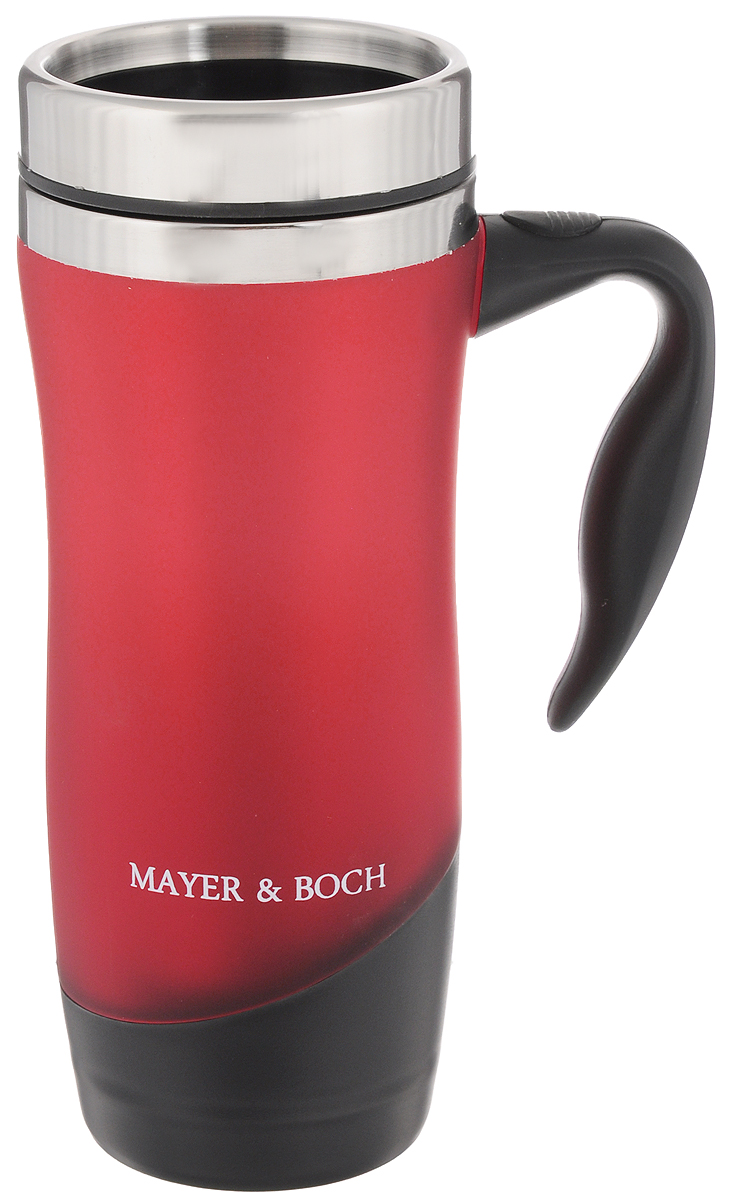 Термокружка Mayer & Boch, цвет: красный, 480 мл23801 Термокружка Mayer & Boch, цвет: красный, 480 мл23801Герметичная термокружка Mayer & Boch удобна для использования в быту, походе и путешествиях. Подходит для горячих и холодных напитков. Оснащена крышкой с системой быстрого открывания для легкого питья. Внутренняя колба выполнена из нержавеющей стали. Корпус изготовлен из высококачественного пластика. Диаметр по верхнему краю: 8 см. Диаметр дна: 6,5 см. Высота: 21 см.