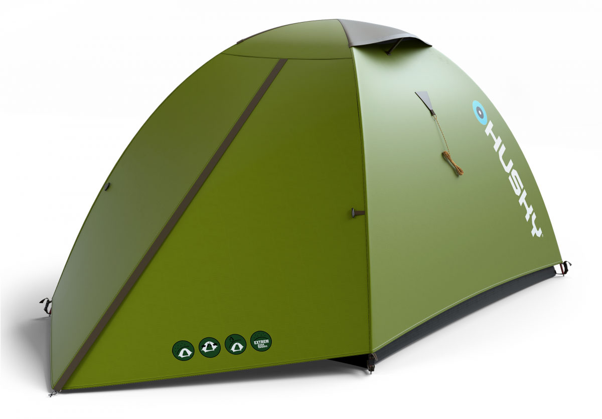 Палатка Husky Bizam 2, цвет: зеленый, серыйУТ-000046991_зеленый Палатка Husky Bizam 2, цвет: зеленый, серыйУТ-000046991_зеленыйПалатка Husky Bizam 2 является одной из основных моделей походных палаток и идеально подходит для двоих. Представляет собой двухслойную однокомнатную палатку с двумя входами и тамбуром. Внутренняя палатка выполнена из водоотталкивающего нейлона, швы наружного тента проварены специальной лентой. Дно изготовлено из полиэстера с PU-покрытием. Палатка удобна в использовании благодаря небольшому весу и размеру. Предназначена для пешего туризма, кемпинга или велотуризма. К палатке прилагаются колышки, ремкомплект, компрессионный мешок, сетка для мелочей. Толщина дуг: 7,9 мм. Размер палатки: 290 х 145 х 120 см.