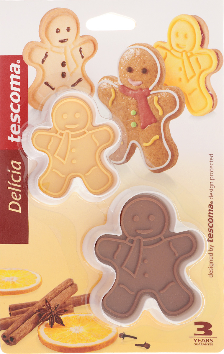 Формочки для вырезания печенья Tescoma Delicia, 2 шт630858 Формочки для вырезания печенья Tescoma Delicia, 2 шт630858Формочки для печенья Tescoma Delicia изготовлены из пластика. Предназначены для вырезания печенья. Можно использовать как трафареты для поделок и с непищевыми материалами. С такими формами- резаками можно сделать множество интересных фигурок и поделок. Можно мыть в посудомоечной машине. Размер форм: 8,5 х 7 см, 7 х 5,5 см.