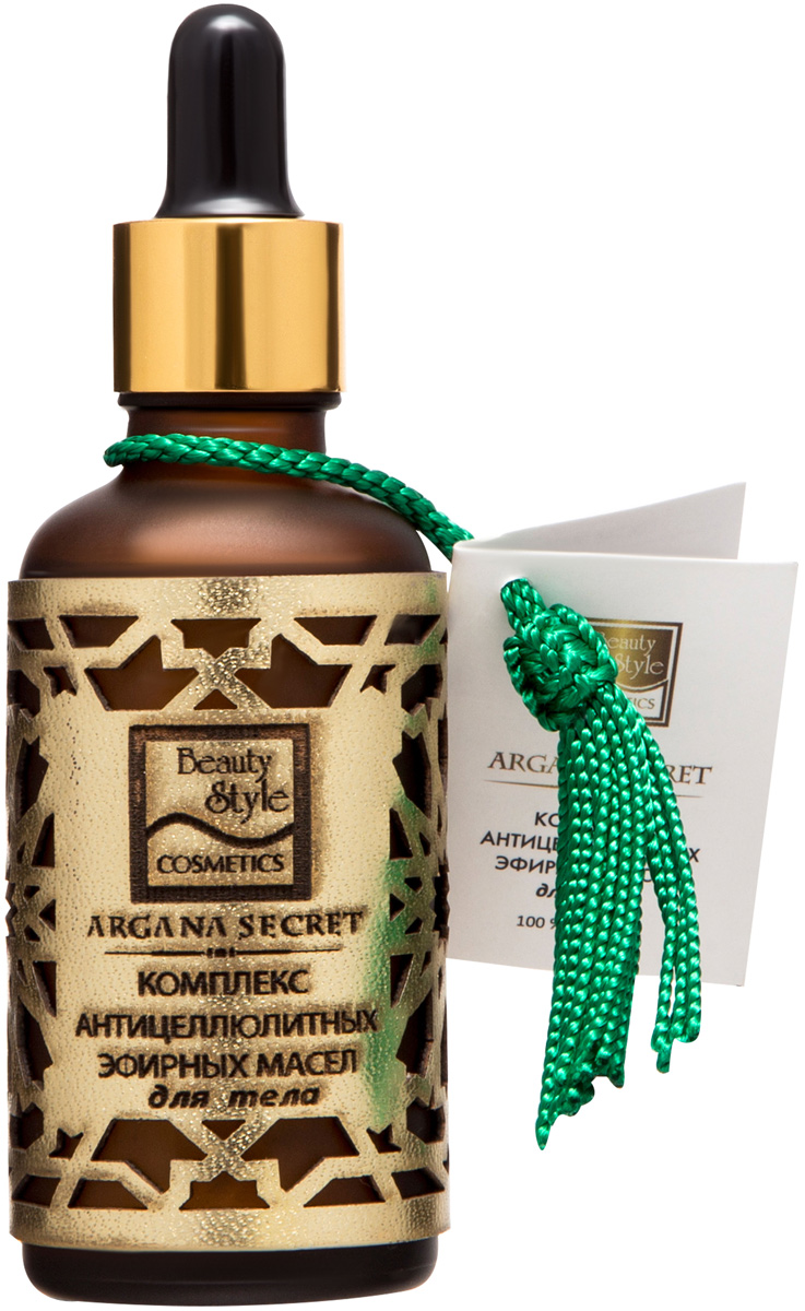 Beauty Style Комплекс антицеллюлитных эфирных масел для тела 50 мл Секрет Арганы (эксклюзив)4515818 Beauty Style Комплекс антицеллюлитных эфирных масел для тела 50 мл Секрет Арганы (эксклюзив)4515818Масла для тела Beauty Style - природная формула против целлюлита.Комплекс антицеллюлитных эфирных масел для тела Beauty Style – это уникальный препарат с интенсивным действием, который не только быстро устраняет проявления целлюлита, но и бережно заботится о коже, подтягивает и укрепляет ее. Натуральная формула на основе масел арганы, атласского кедра, кипариса и лимона стимулирует расщепление жировых отложений, запускает лимфодренаж и борется с застойными явлениями в наиболее проблемных зонах. Комплекс эфирных масел Beauty Style стоит купить для проведения ручного массажа, а также для вибромассажного или вакуумного воздействия.