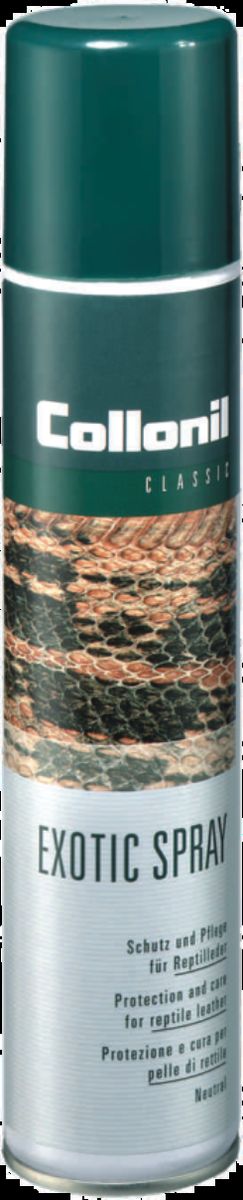 Спрей для экзотической кожи Collonil Exotic Spray, 200 мл1922 000 Спрей для экзотической кожи Collonil Exotic Spray, 200 мл1922 000Специальная защита и уход за кожей пресмыкающихся (крокодил, питон), страуса, а также за кожей в экзотическом стиле.