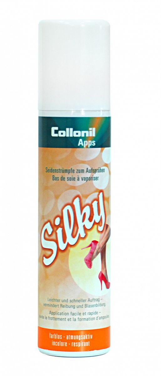 Спрей-дезодорант для ног Collonil Silky, 75 мл8591 000 Спрей-дезодорант для ног Collonil Silky, 75 мл8591 000Спрей-дезодорант Collonil Silky предотвращает потливость ног и появление неприятного запаха. Уменьшает трение кожи ног с обувью, чем обеспечивает комфорт при носке и препятствует появлению натоптышей и мозолей. Перед применением хорошо взболтать и нанести на чистую сухую кожу ног с расстояния не менее 20 см. Объем: 75 мл. Товар сертифицирован.