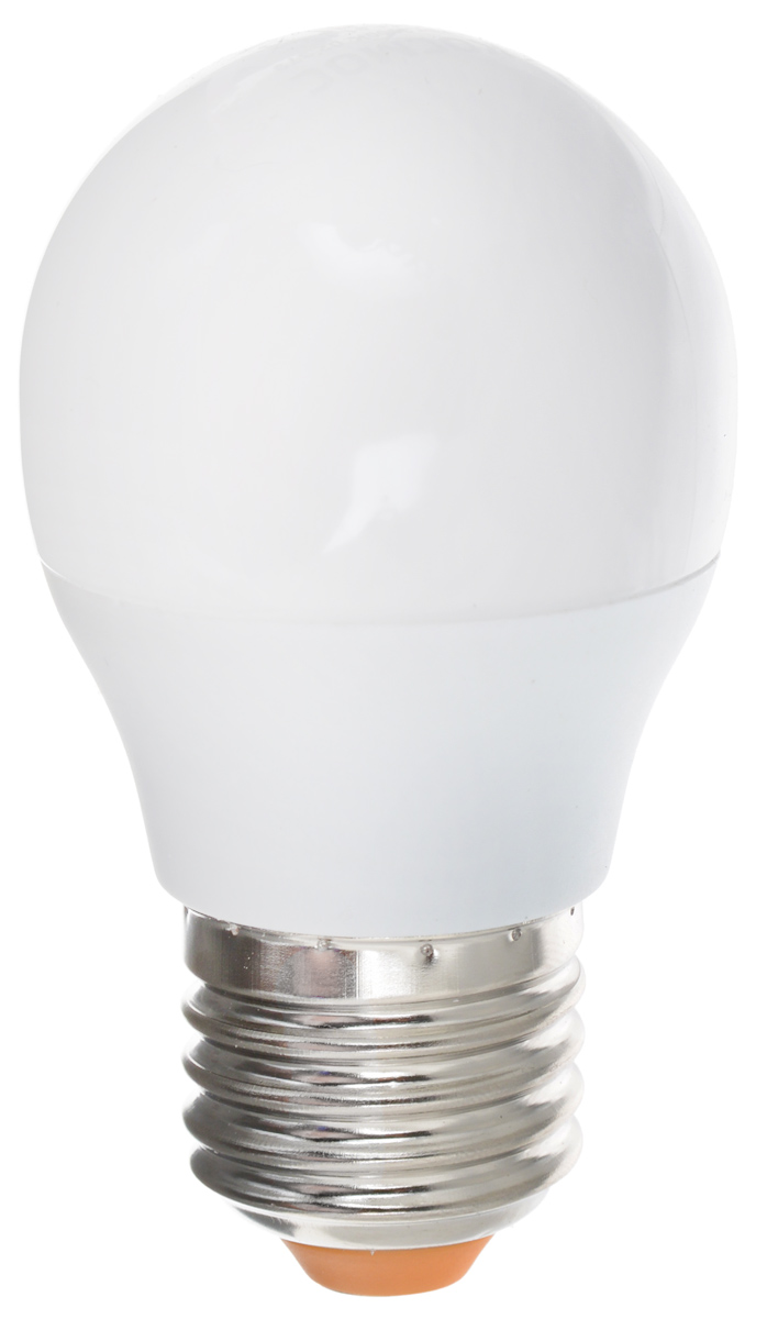 Светодиодная лампа Kosmos, теплый свет, цоколь E27, 7W, 220V. Lksm_LED7wGL45E2730Lksm_LED7wGL45E2730 Светодиодная лампа Kosmos, теплый свет, цоколь E27, 7W, 220V. Lksm_LED7wGL45E2730Lksm_LED7wGL45E2730Светодиодная лампа Kosmos инновационный и экологичный продукт, специально разработанный для эффективной замены любых видов галогенных или обыкновенных ламп накаливания во всех типах осветительных приборов. Основные преимущества лампы Kosmos: Служит 30000 часов, что в 30 раз дольше лампы накаливания. Экономична - сберегает до 90% электроэнергии. Обладает высокой механической прочностью и вибростойкостью. Устойчива к перепадам температуры (от -40°С до +50°С).