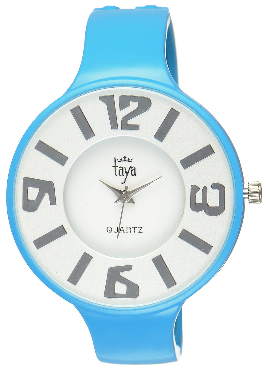 Часы наручные женские Taya, цвет: голубой. T-W-0456T-W-0456-WATCH-BLUE Часы наручные женские Taya, цвет: голубой. T-W-0456T-W-0456-WATCH-BLUEСтильные женские часы Taya выполнены из минерального стекла и нержавеющей стали. Циферблат часов оформлен символикой бренда. Корпус часов оснащен кварцевым механизмом со сменным элементом питания и дополнен раздвижным браслетом с пружинным механизмом. Часы поставляются в фирменной упаковке. Часы Taya подчеркнут изящность женской руки и отменное чувство стиля у их обладательницы.