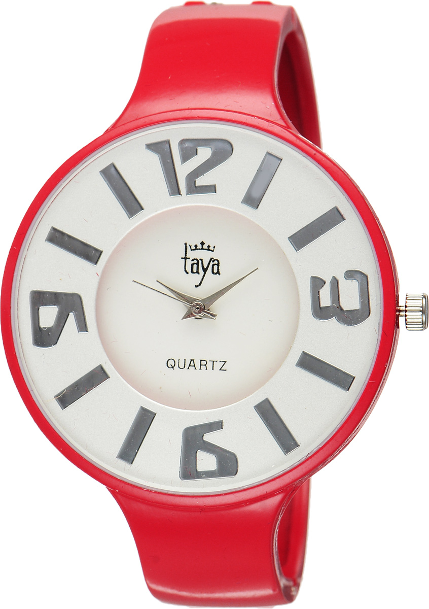 Часы наручные женские Taya, цвет: красный. T-W-0458T-W-0458-WATCH-RED Часы наручные женские Taya, цвет: красный. T-W-0458T-W-0458-WATCH-REDСтильные женские часы Taya выполнены из минерального стекла и нержавеющей стали. Циферблат часов оформлен символикой бренда. Корпус часов оснащен кварцевым механизмом со сменным элементом питания и дополнен раздвижным браслетом с пружинным механизмом. Часы поставляются в фирменной упаковке. Часы Taya подчеркнут изящность женской руки и отменное чувство стиля у их обладательницы.