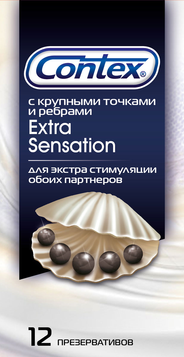 Contex Презервативы Extra Sensation (с крупными точками и ребрами) №12 Contex Презервативы Extra Sensation (с крупными точками и ребрами) №12