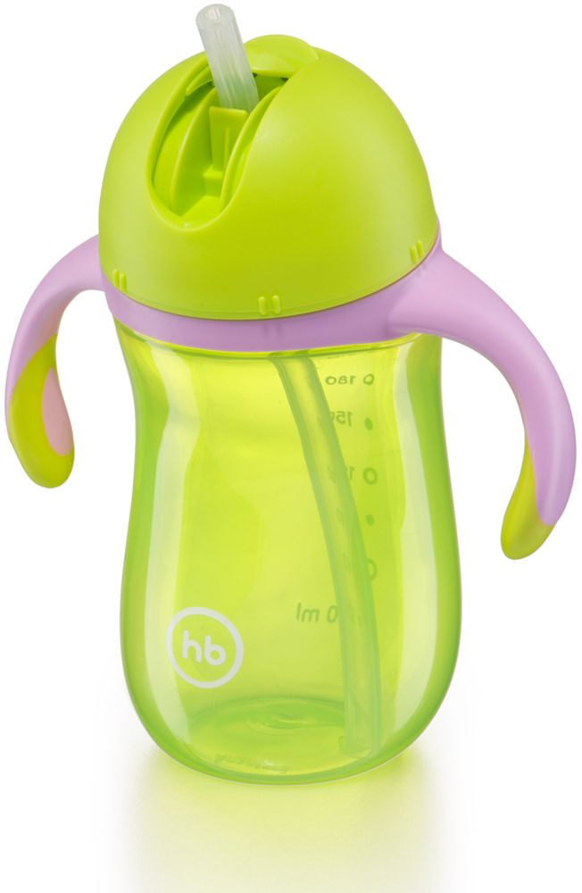 Happy Baby Поильник Star с трубочкой цвет лаймовый14006 LIME Happy Baby Поильник Star с трубочкой цвет лаймовый14006 LIMEХАРАКТЕРИСТИКИ клапан сохранит трубочку чистой мягкая силиконовая трубочка не повредит дёсны малыша съемные ручки с антискользящим покрытием удобная форма для прочного удерживания в руке герметичная крышка объем 260 мл шкала с делениями в 30 мл ёршик для чистки трубочки в комплекте не содержит Бисфенол А срок службы – 1 год со дня реализации срок годности – 5 лет.
