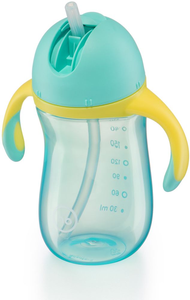 Happy Baby Поильник Star с трубочкой цвет синий14006 BLUE Happy Baby Поильник Star с трубочкой цвет синий14006 BLUEХАРАКТЕРИСТИКИ клапан сохранит трубочку чистой мягкая силиконовая трубочка не повредит дёсны малыша съемные ручки с антискользящим покрытием удобная форма для прочного удерживания в руке герметичная крышка объем 260 мл шкала с делениями в 30 мл ёршик для чистки трубочки в комплекте не содержит Бисфенол А срок службы – 1 год со дня реализации срок годности – 5 лет.