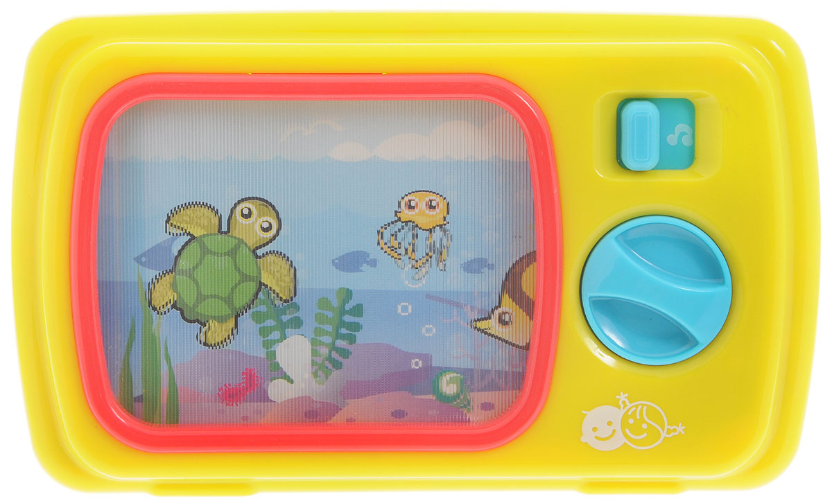 PlayGo Развивающая игрушка Портативный телевизорPlay 2194 PlayGo Развивающая игрушка Портативный телевизорPlay 2194Развивающая игрушка PlayGo Портативный телевизор обязательно понравится вашему малышу. Игрушка выполнена в виде портативного телевизора. Достаточно передвинуть рычажок включения и завести механизм с помощью колесика-переключателя, как сразу же заиграет музыка и по экрану поплывут рыбки и другие морские обитатели. Развивающая игрушка PlayGo Портативный телевизор поможет малышу в развитии цветового и звукового восприятия, мелкой моторики рук, координации движений, когнитивных навыков.
