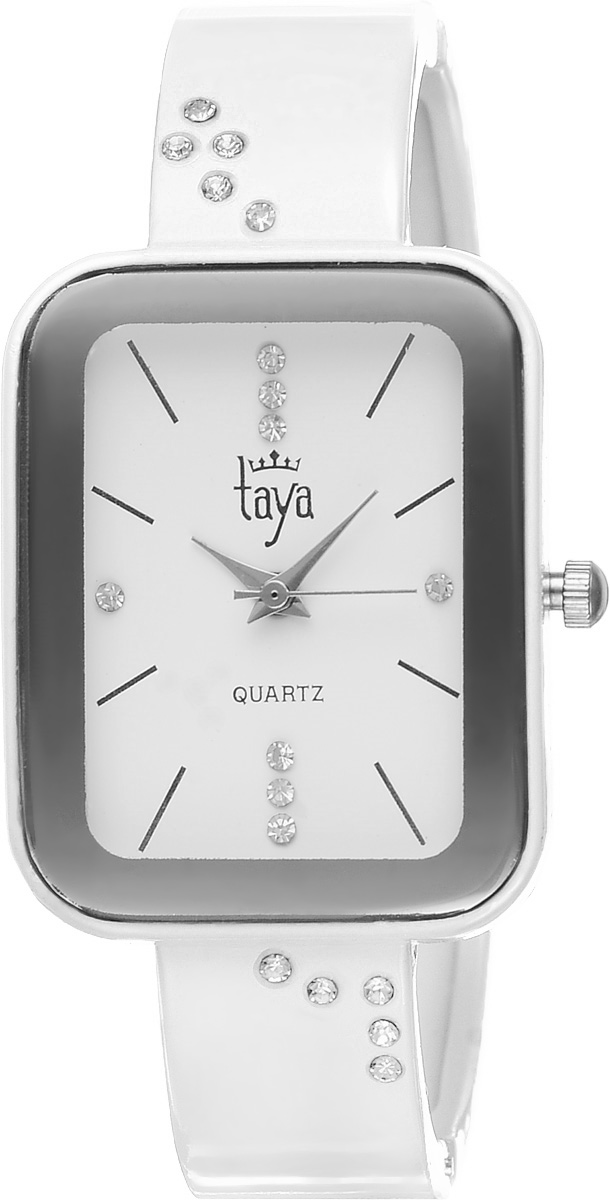 Часы наручные женские Taya, цвет: белый. T-W-0462T-W-0462-WATCH-WHITE Часы наручные женские Taya, цвет: белый. T-W-0462T-W-0462-WATCH-WHITEСтильные женские часы Taya выполнены из минерального стекла и нержавеющей стали. Браслет и циферблат часов инкрустированы стразами, циферблат дополнен символикой бренда. Корпус часов оснащен кварцевым механизмом со сменным элементом питания, а также дополнен раздвижным браслетом с пружинным механизмом. Часы поставляются в фирменной упаковке. Часы Taya подчеркнут изящность женской руки и отменное чувство стиля у их обладательницы.