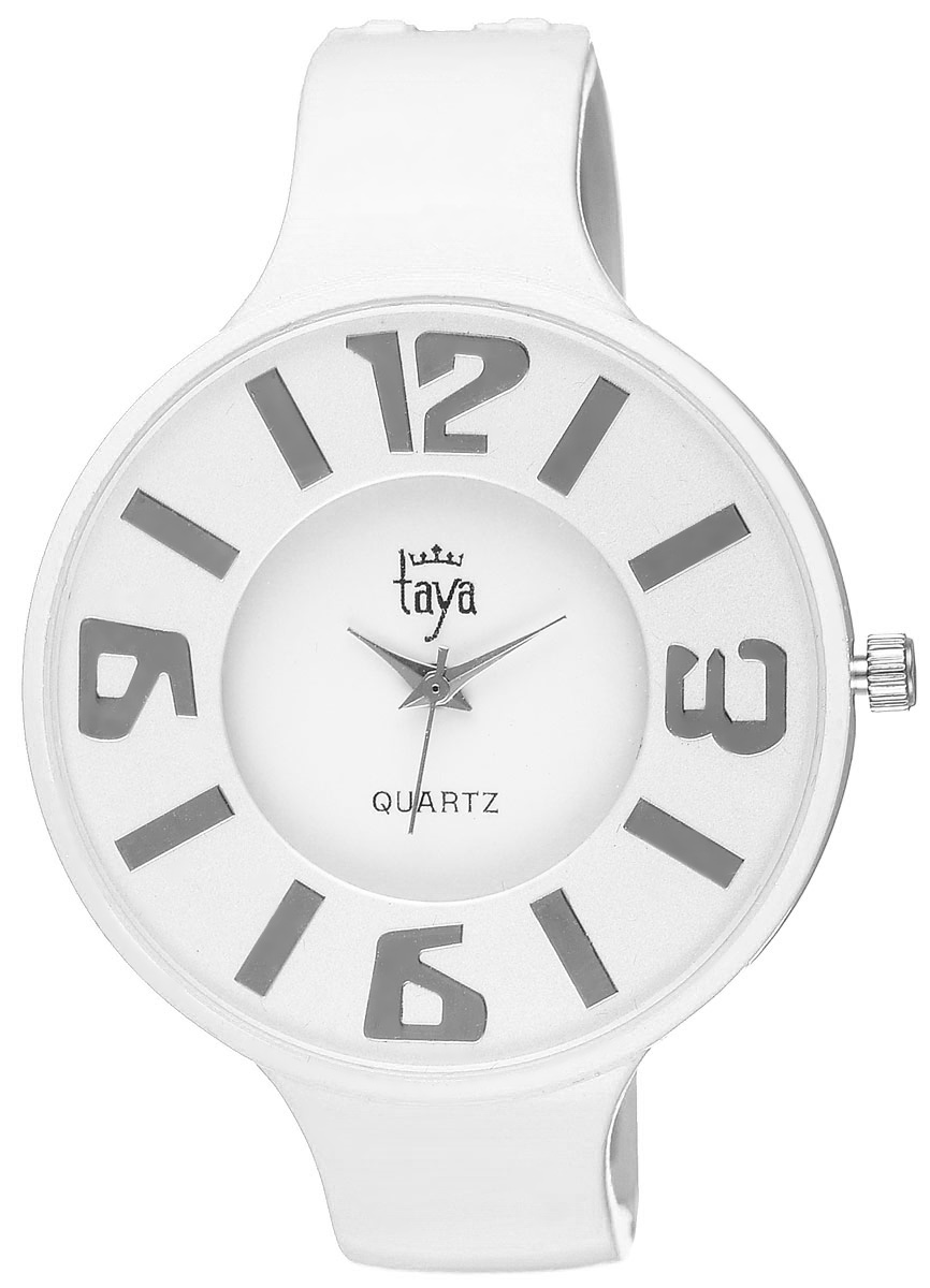 Часы наручные женские Taya, цвет: белый. T-W-0455T-W-0455-WATCH-WHITE Часы наручные женские Taya, цвет: белый. T-W-0455T-W-0455-WATCH-WHITEСтильные женские часы Taya выполнены из минерального стекла и нержавеющей стали. Циферблат часов оформлен символикой бренда. Корпус часов оснащен кварцевым механизмом со сменным элементом питания и дополнен раздвижным браслетом с пружинным механизмом. Часы поставляются в фирменной упаковке. Часы Taya подчеркнут изящность женской руки и отменное чувство стиля у их обладательницы.