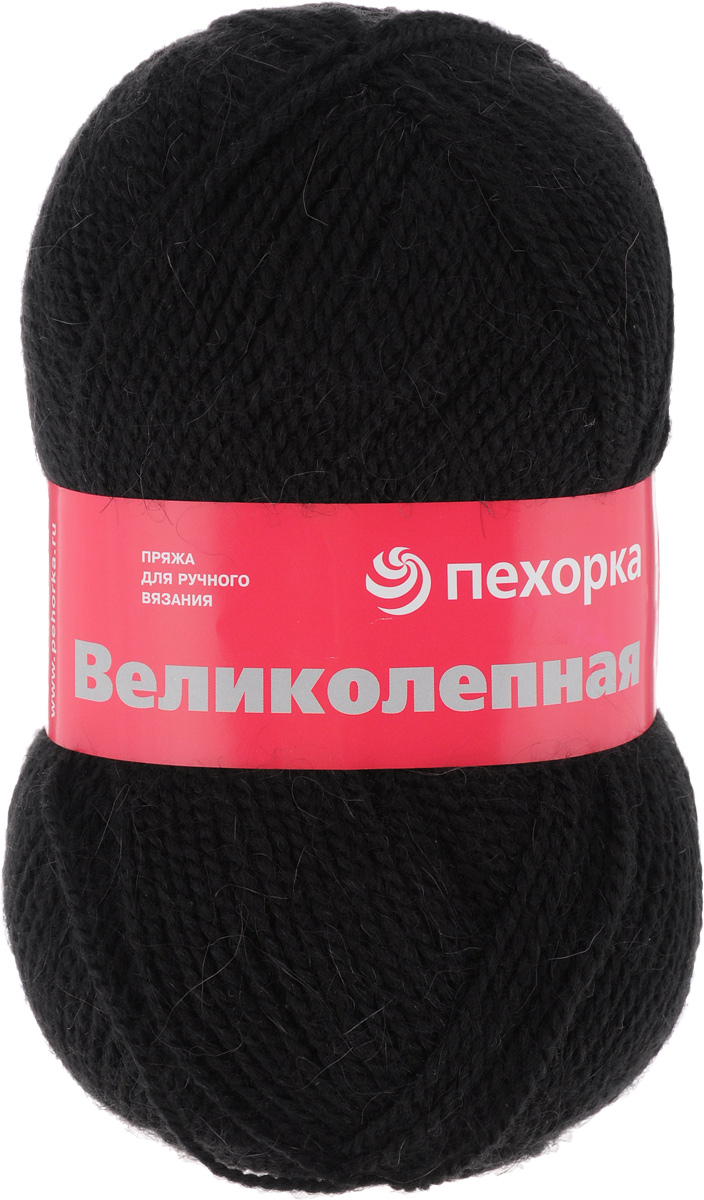 Пряжа для вязания Пехорка Великолепная, цвет: черный (02), 300 м, 100 г, 10 шт360048_02_02-Черный Пряжа для вязания Пехорка Великолепная, цвет: черный (02), 300 м, 100 г, 10 шт360048_02_02-ЧерныйПряжа для вязания Пехорка Великолепная состоит из 70% высокообъемного акрила и 30% ангоры. Такая пряжа подойдет для вязки шарфов, шапок и свитеров с объемным рисунком. Добавление ангоры придает легкий блеск вещам. При правильном уходе изделия из этой пряжи не выгорают и не выцветают в течение многих лет. Рекомендованные спицы для вязания 3,5 мм. Состав: 70% высокообъемный акрил, 30% ангора.