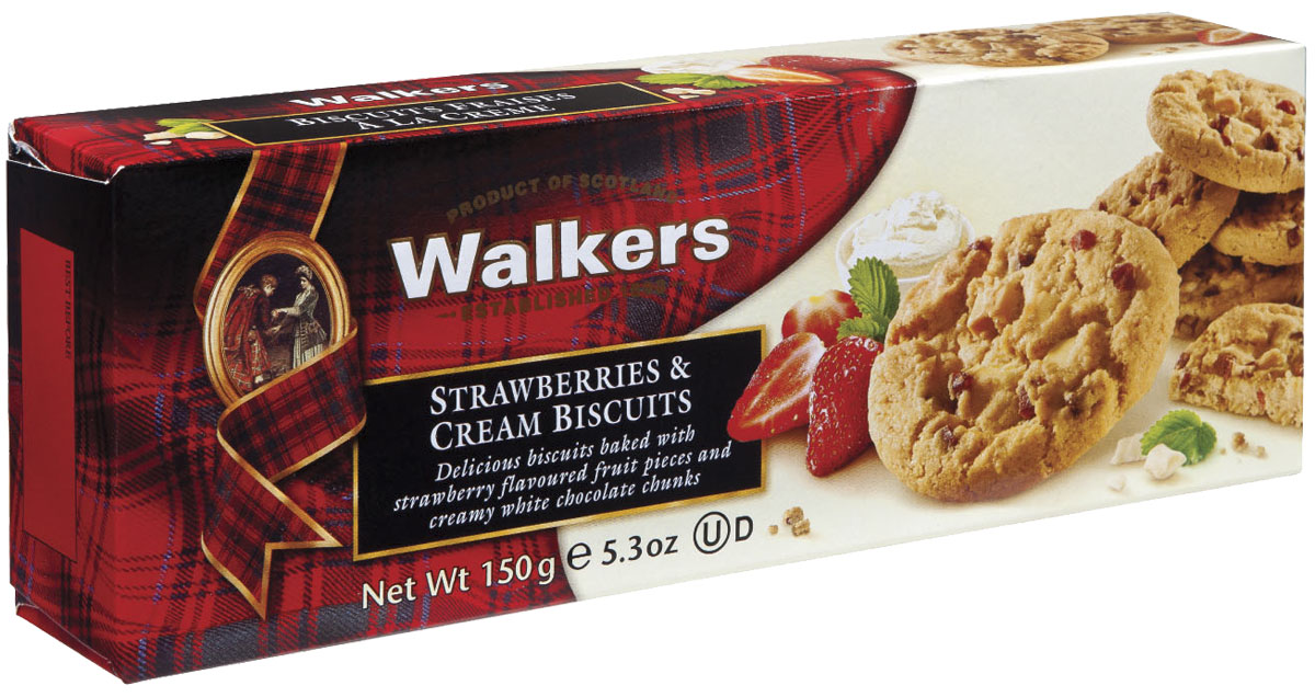 Walkers печенье с клубникой и сливками, 150 гК5070 Walkers печенье с клубникой и сливками, 150 гК5070Печенье с клубникой и сливками Walkers - высококачественное печенье. Произведено согласно традиционному рецепту с использованием самых лучших натуральных ингредиентов. Уважаемые клиенты! Обращаем ваше внимание, что полный перечень состава продукта представлен на дополнительном изображении.
