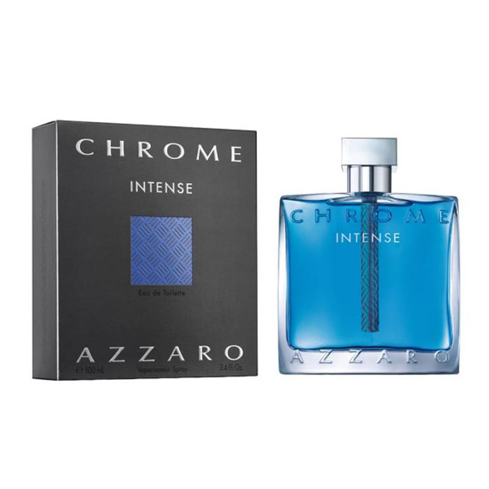 Azzaro Chrome Туалетная вода Intense, мужская, 100 мл13969 Azzaro Chrome Туалетная вода Intense, мужская, 100 мл13969Ароматические, фужерные. Амбра, бобы тонка, бренди, ветивер, корица.