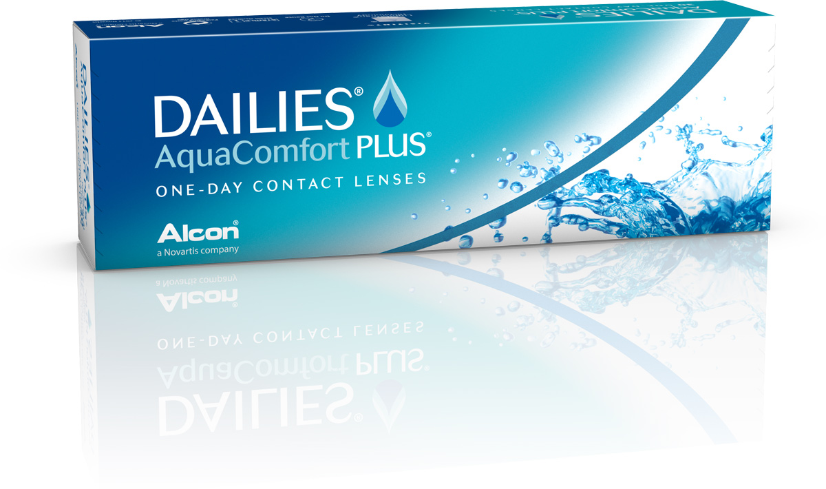 Alcon-CIBA Vision контактные линзы Dailies AquaComfort Plus (30 шт / 8.7 / 14.0 / +1.50)38429 Alcon-CIBA Vision контактные линзы Dailies AquaComfort Plus (30 шт / 8.7 / 14.0 / +1.50)38429Dailies AquaComfort Plus - это одни из самых популярных однодневных линз производства компании Ciba Vision. Эти линзы пользуются огромной популярностью во всем мире и являются на сегодняшний день самыми безопасными контактными линзами. Изготавливаются линзы из современного, 100% безопасного материала нелфилкон А. Особенность этого материала в том, что он легко пропускает воздух и хорошо сохраняет влагу. Однодневные контактные линзы Dailies AquaComfort Plus не нуждаются в дополнительном уходе и затратах, каждый день вы надеваете свежую пару линз. Дизайн линзы биосовместимый, что гарантирует безупречный комфорт. Самое главное достоинство Dailies AquaComfort Plus - это их уникальная система увлажнения. Благодаря этой разработке линзы увлажняются тремя различными агентами. Первый компонент, ухаживающий за линзами, находится в растворе, он как бы обволакивает линзу, обеспечивая чрезвычайно комфортное надевание. Второй агент выделяется на протяжении всего дня, он...