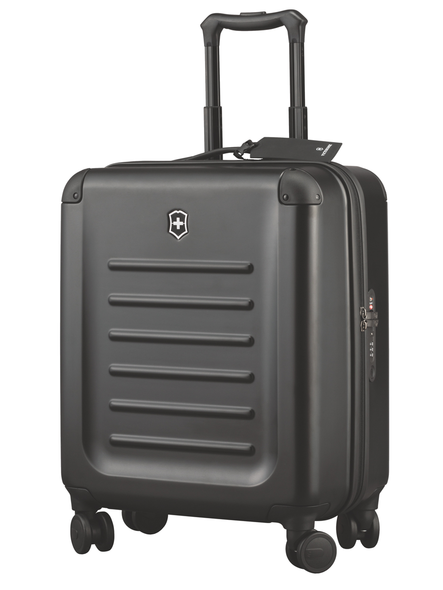Чемодан Victorinox Spectra 2.0, 42 л, цвет: черный. 31318301 + ПОДАРОК: Нож Tinker31318301 Чемодан Victorinox Spectra 2.0, 42 л, цвет: черный. 31318301 + ПОДАРОК: Нож Tinker31318301Оригинальный швейцарский армейский нож Swiss Army был создан в 1897 году в небольшой деревушке Ибах в Швейцарии. С тех пор продукция, выпускаемая под маркой Victorinox с ее узнаваемым логотипом в виде креста на щите, по праву считается эталоном отличного качества, высокой функциональности, инновационных технологий и культового дизайна. Их преданность принципам в течение последних 130 лет позволила создавать продукты, которые являются выдающимися не только по дизайну и качеству, но которые также являются надежными спутниками в больших и маленьких жизненных приключениях. Сегодня они с гордостью представляют линейку сумок, чемоданов и дорожных аксессуаров, которые наилучшим образом воплощают в себе данные принципы, а также сочетают в себе черты лучшего классического стиля. Victorinox привносит инновации в жесткие чемоданы коолекции Spectra 2.0. Специально разработанные для того, чтобы путешестия с жесткими чемоданами были удобнее, изысканные, стильные модели для ручной клади...