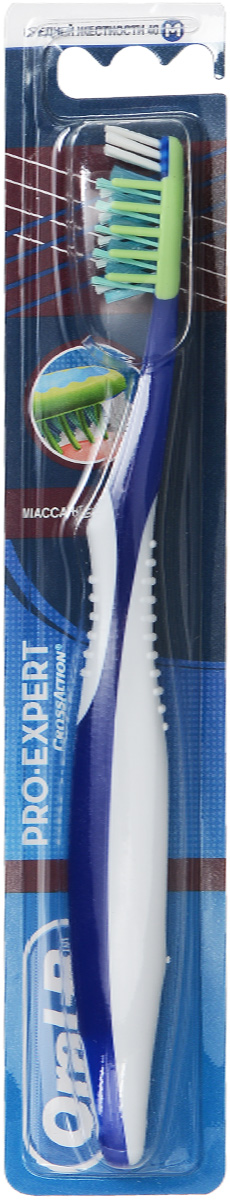 Oral-B Зубная щетка Pro-Expert. Массажер, средней жесткости, цвет: синийORL-75061849_синий Oral-B Зубная щетка Pro-Expert. Массажер, средней жесткости, цвет: синийORL-75061849_синийЗубная щетка Oral-B Pro-Expert. Массажер удаляет больше зубного налета, чем обычные зубные щетки, благодаря уникальным, расположенным под углом, щетинкам, которые обеспечивают профессиональную чистку. Щётка имеет несколько видов щетинок, что позволяет добиться потрясающей чистоты зубов и полости рта. Многосекционные щетинки Power Tip бережно относятся к зубной эмали и помогают очищать труднодоступные зоны с высоким риском отложения налета, расположенные под углом щетинки Criss Cross оптимизируют чистку межзубных пространств, а голубые щетинки Indicator обесцвечиваются, сигнализируя о степени износа и эффективности щетки. Внешние стимуляторы десны массируют и стимулируют десна. Эргономичная, нескользящая рукоятка обеспечивает комфортное и безопасное использование. Товар сертифицирован.
