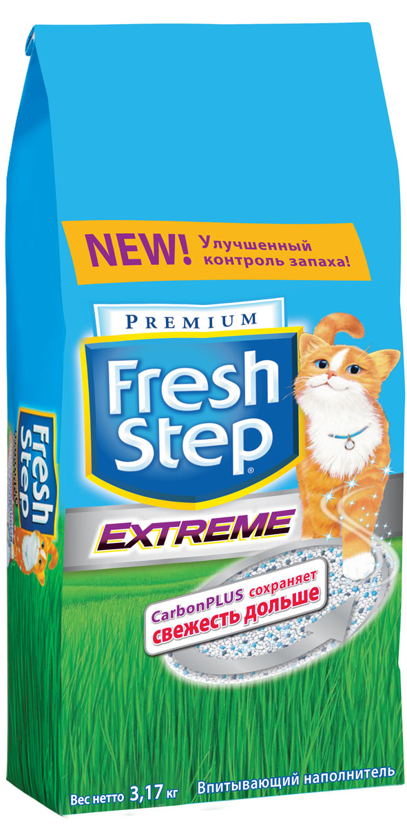 Наполнитель для кошачьего туалета Clorox Fresh Step Clay, впитывающий, 3,17 кг008/018199 Наполнитель для кошачьего туалета Clorox Fresh Step Clay, впитывающий, 3,17 кг008/018199Наполнитель для кошачьего туалета Clorox Fresh Step Clay изготовлен из высококачественной глины с высокой абсорбирующей способностью в сочетании с легким весом. Наполнитель содержит специальные компоненты - нейтрализаторы запаха, которые контролируют запахи между посещениями лотка и уничтожают причину их возникновения. К традиционному впитывающему наполнителю был добавлен специальным образом обработанный активированный уголь, который надежно поглощает и удерживает запах в лотке, а также помогает предотвратить рост бактерий, вызывающих неприятный запах. Состав: глина, активированный уголь, ароматизатор. Вес: 3,17 кг. Товар сертифицирован. Уважаемые клиенты! Обращаем ваше внимание на возможные изменения в дизайне упаковки. Качественные характеристики товара остаются неизменными. Поставка осуществляется в зависимости от наличия на складе.
