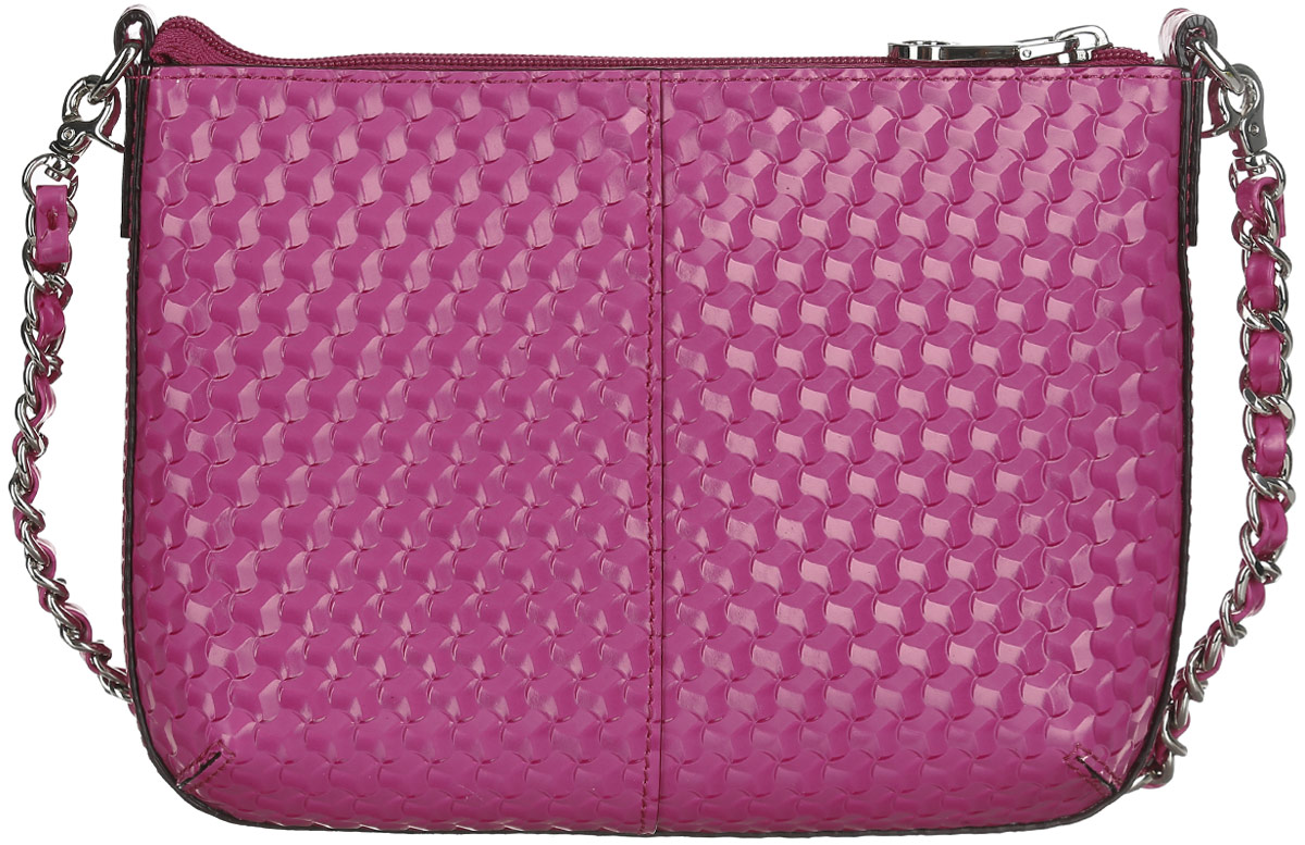Сумка женская Leo Ventoni, цвет: фуксия. 2300440523004405-fuchsia Сумка женская Leo Ventoni, цвет: фуксия. 2300440523004405-fuchsiaСтильная женская сумка Leo Ventoni выполнена из натуральной кожи с оригинальным фактурным тиснением. Изделие содержит одно отделение, которое закрывается на застежку-молнию. Внутри расположен один накладной карман для мелочей и врезной карман на молнии. Снаружи, на задней стороне сумки, расположен врезной карман на застежке-молнии. Сумка оснащена съемной ручкой и съемным плечевым ремнем, который можно регулировать по длине. Оригинальный аксессуар позволит вам завершить образ и быть неотразимой.