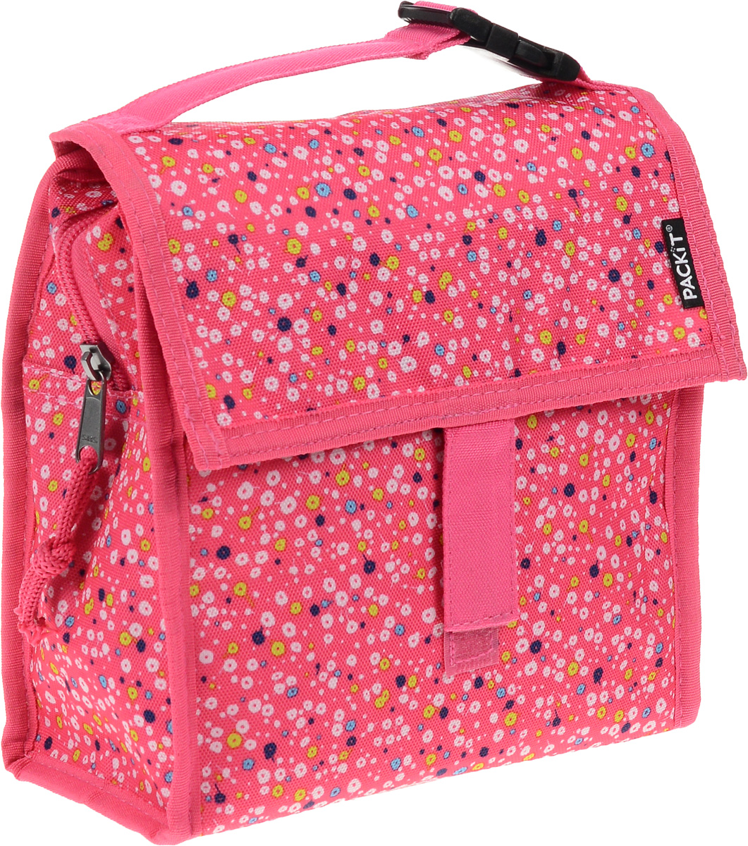 Сумка-холодильник Packit Lunch Bag, складная, цвет: розовый, белый, синий, 2 лPackit0010 Сумка-холодильник Packit Lunch Bag, складная, цвет: розовый, белый, синий, 2 лPackit0010Сумка - холодильник Packit Lunch Bag предназначена для транспортировки и х ранения продуктов и напитков. Сумка изготовлена из ПВХ, BPA - Free (без содержания бисфенол А), внутренняя поверхность - из специального термоизоляционного материала, который надежно удерживает холод внутри. Для удобной переноски сумка снабжена ручкой с пластиковой защелкой. Сумка - холодильник закрывается на застежку молнию и фиксируется липучками. Охлаждение содержимых в сумке продуктов в течение 10-12 часов. Рекомендуется ручная стирка. Размер сумки: 20 х 9,5 х 19 см.