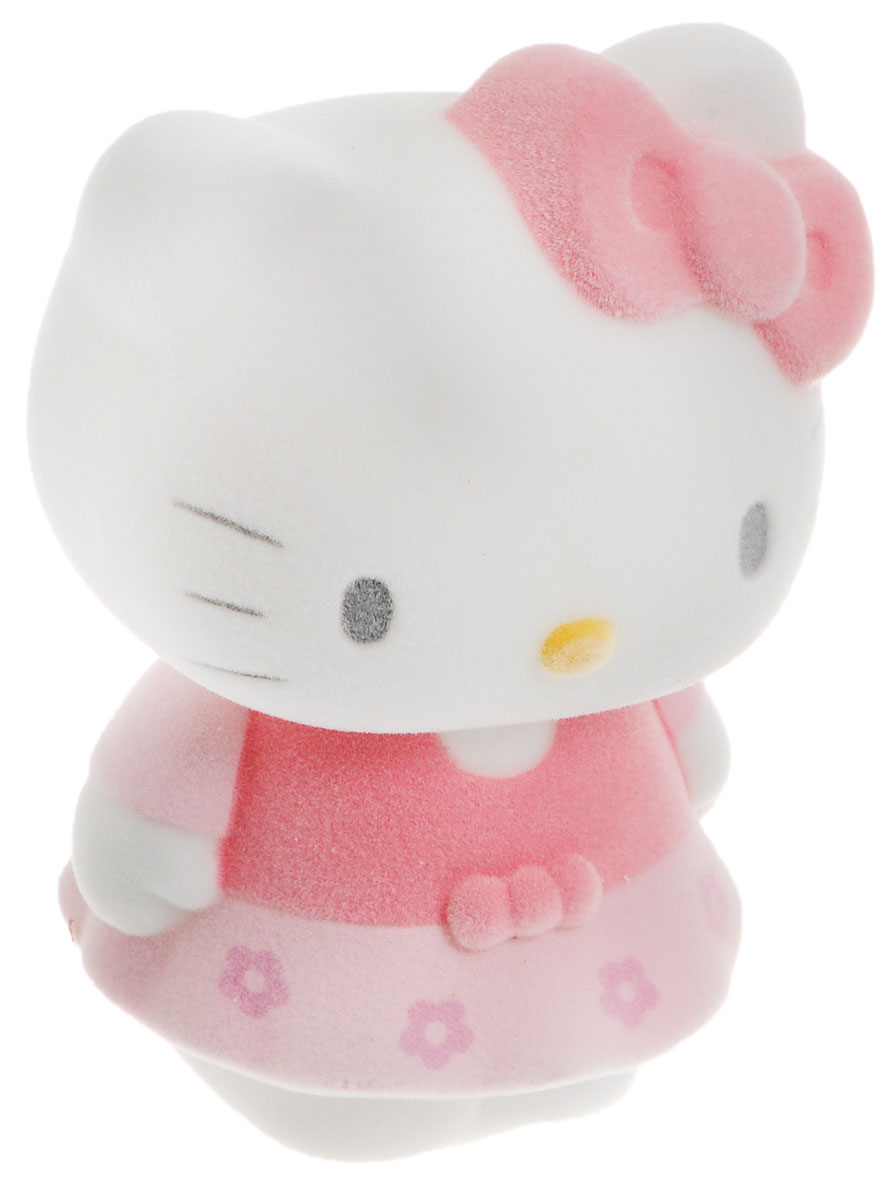 Играем вместе Фигурка Hello Kitty цвет розовый белый2R-FLK_розовый, белый Играем вместе Фигурка Hello Kitty цвет розовый белый2R-FLK_розовый, белыйПрелестная фигурка Играем вместе Hello Kitty непременно понравится всем любительницам анимационного сериала Hello Kitty. Милая кошечка одета в розовое платье. Фигурка имеет флокированное покрытие, благодаря которому она необычайно бархатиста на ощупь. Благодаря маленьким размерам фигурки ваша малышка сможет брать ее с собой на прогулку или в гости. Порадуйте ее таким замечательным подарком!