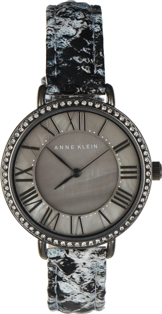 Часы наручные женские Anne Klein Ring, цвет: серый. 16171617 GMGY Часы наручные женские Anne Klein Ring, цвет: серый. 16171617 GMGYЭлегантные женские часы Anne Klein Ring выполнены из металлического сплава, оформлены чешскими кристаллами и символикой бренда. Циферблат украшен вставкой из натурального перламутра. Лаконичный корпус надежно защищен устойчивым к царапинам минеральным стеклом, а также имеет степень влагозащиты 3 Bar. Часы оснащены кварцевым механизмом, дополнены изящным ремешком из натуральной кожи с декоративным тиснением под кожу рептилии. Ремешок застегивается на практичную пряжку. Часы поставляются в фирменной упаковке. Часы Anne Klein Ring подчеркнут изящество женской руки и отменное чувство стиля у их обладательницы.
