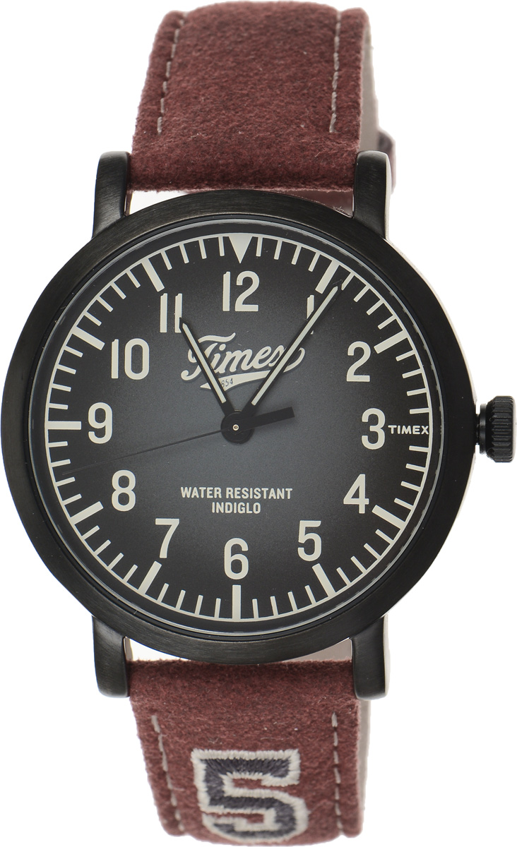 Часы наручные мужские Timex Originals, цвет: бордовый, черный. TW2P83200TW2P83200 Часы наручные мужские Timex Originals, цвет: бордовый, черный. TW2P83200TW2P83200Стильные мужские часы Timex Originals - это модный и практичный аксессуар, который не только выгодно дополнит ваш образ, но и будет незаменим для каждого современного мужчины, ценящего свое время. Корпус выполнен из нержавеющей стали. Циферблат оснащен запатентованной электролюминесцентной подсветкой Indiglo и оформлен логотипом бренда. Корпус изделия имеет степень влагозащиты 3 Bar, оснащен кварцевым механизмом и дополнен устойчивым к царапинам минеральным стеклом. Прочный и устойчивый к выцветанию ремешок имеет покрытие из натуральной кожи и дополнен пряжкой, которая позволяет с легкостью снимать и надевать изделие. Часы поставляются в фирменной упаковке. Часы Timex подчеркнут ваш неповторимый стиль и дополнят любой наряд.