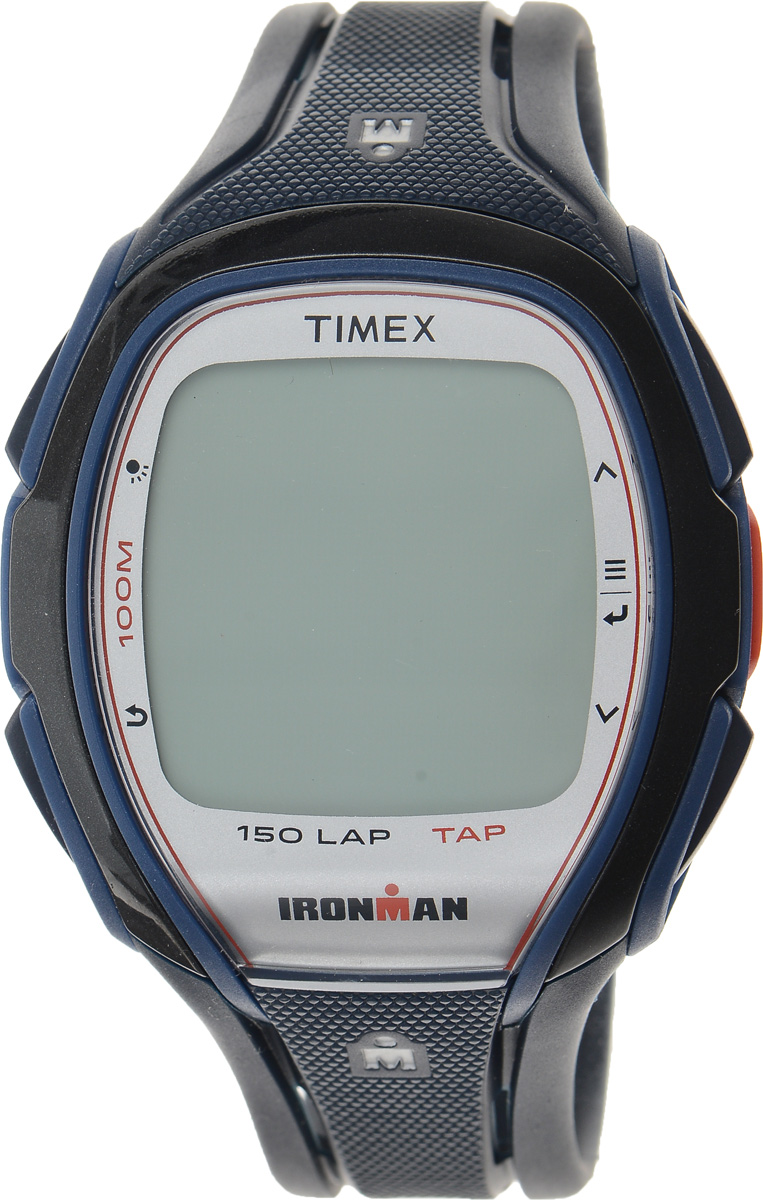 Часы наручные мужские Timex Sleek Premium, цвет: темно-синий, черный. TW5K96500TW5K96500 Часы наручные мужские Timex Sleek Premium, цвет: темно-синий, черный. TW5K96500TW5K96500Стильные мужские часы Timex Sleek Premium - это модный и практичный аксессуар, который не только выгодно дополнит ваш образ, но и будет незаменим для каждого современного мужчины, ценящего свое время. Корпус выполнен из пластика и оснащен задней крышкой из нержавеющей стали. Циферблат оснащен запатентованной электролюминесцентной подсветкой Indiglo и оформлен символикой бренда. Корпус изделия имеет степень влагозащиты 10 Bar, оснащен кварцевым механизмом и дополнен устойчивым к царапинам хезалитовым стеклом. Прочный и устойчивый к выцветанию ремешок выполнен из силикона и дополнен пряжкой, которая позволяет с легкостью снимать и надевать изделие. Часы имеют функции счетчика пульса, секундомера и интервального таймера. Часы поставляются в фирменной упаковке. Часы Timex подчеркнут ваш неповторимый стиль и дополнят любой наряд.
