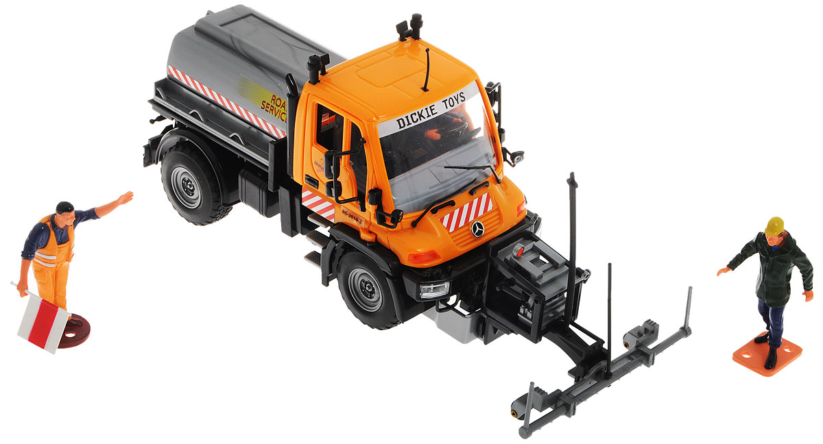 Dickie Toys Подметальная машина3414492 Dickie Toys Подметальная машина3414492Подметальная машина Dickie Toys не оставит равнодушным вашего малыша! Набор включает в себя подметальную машину и 3 фигурки рабочих. Дверцы машины открываются. Прорезиненные колеса обеспечивают надежное сцепление с полом. Машина оснащена фрикционным механизмом. Подметальная машина Dickie Toys позволит ребенку организовывать и проводить сюжетно-ролевые игры, развивает фантазию и мышление, побуждает к действию. С этой игрушкой ваш малыш будет часами занят игрой. Порадуйте его таким замечательным подарком!