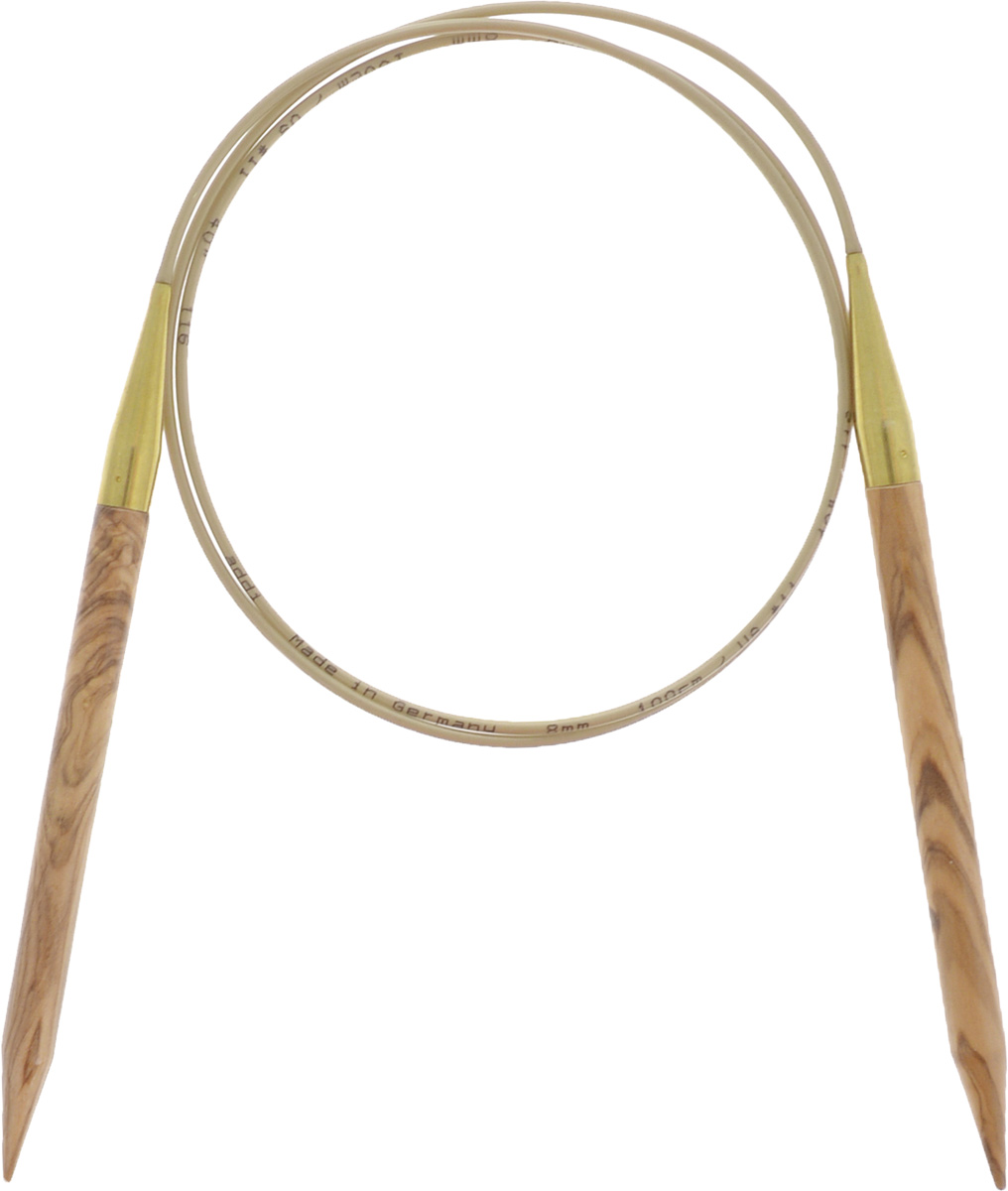 Спицы Addi, из оливкового дерева, круговые, диаметр 8,0 мм, длина 100 см575-7/8-100 Спицы Addi, из оливкового дерева, круговые, диаметр 8,0 мм, длина 100 см575-7/8-100Спицы Addi изготовлены из оливкового дерева и скреплены гибким нейлоновым шнуром. Каждая спица из оливкового дерева уникальна своим рисунком. Изделия обработаны натуральным воском, что делает их особенно гладкими и приятными в работе. Помимо мягкости и удобства при работе эти спицы являются элементами роскоши. Вы сможете вязать для себя, делать подарки друзьям. Работа, сделанная своими руками, долго будет радовать вас и ваших близких.