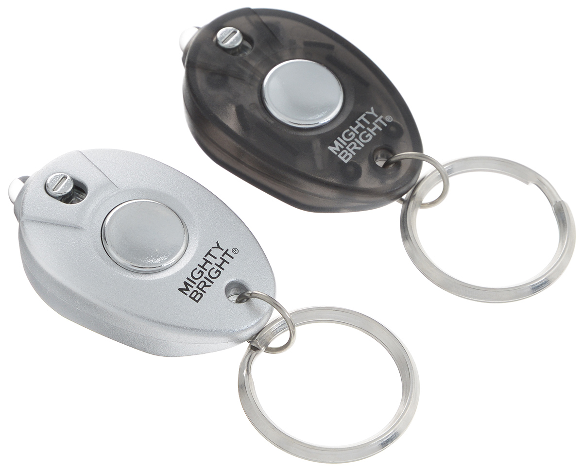 Брелок Mighty Bright, с подсветкой, 2 шт80712 Брелок Mighty Bright, с подсветкой, 2 шт80712Брелок Mighty Bright, выполненный из пластика и металла, даже в самом темном подъезде поможет найти замочную скважину. Имеет кольцо для ключей. Работает от 2 литиевых батареек типа CR2016 (входят в комплект). Комплектация: 2 шт. Размер брелока (без учета кольца): 4,3 х 2,5 х 1 см.