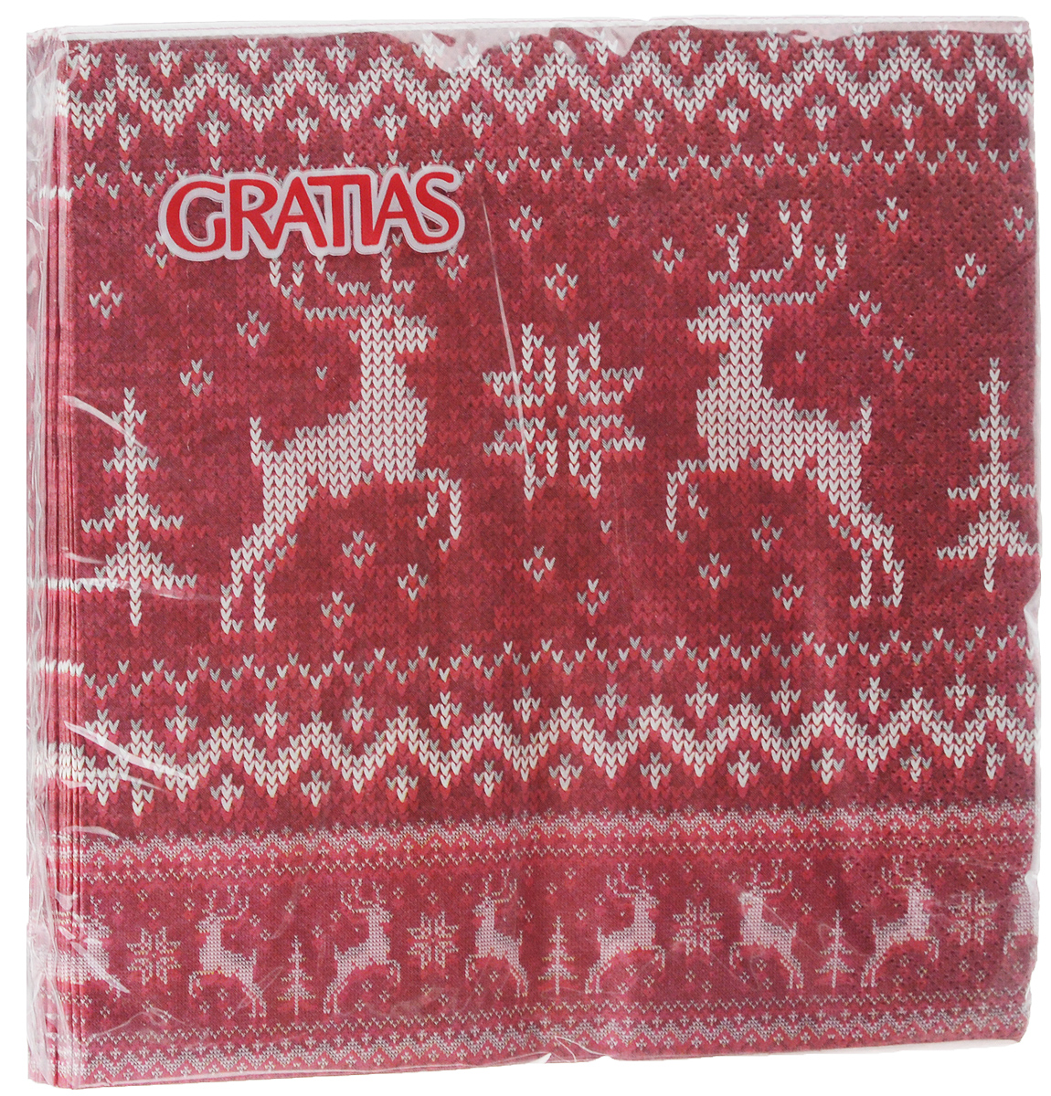 Салфетки бумажные Gratias Олени, трехслойные, 20 шт295 Салфетки бумажные Gratias Олени, трехслойные, 20 шт295Трехслойные бумажные салфетки Gratias Олени, выполненные из натуральной целлюлозы с изображением вышитых оленей, станут отличным дополнением любого праздничного стола. Они отличаются необычной мягкостью, прочностью и оригинальностью. Состав: 100% целлюлоза. Размер салфетки: 33 см х 33 см. Количество слоев: 3. Количество салфеток: 20 шт.