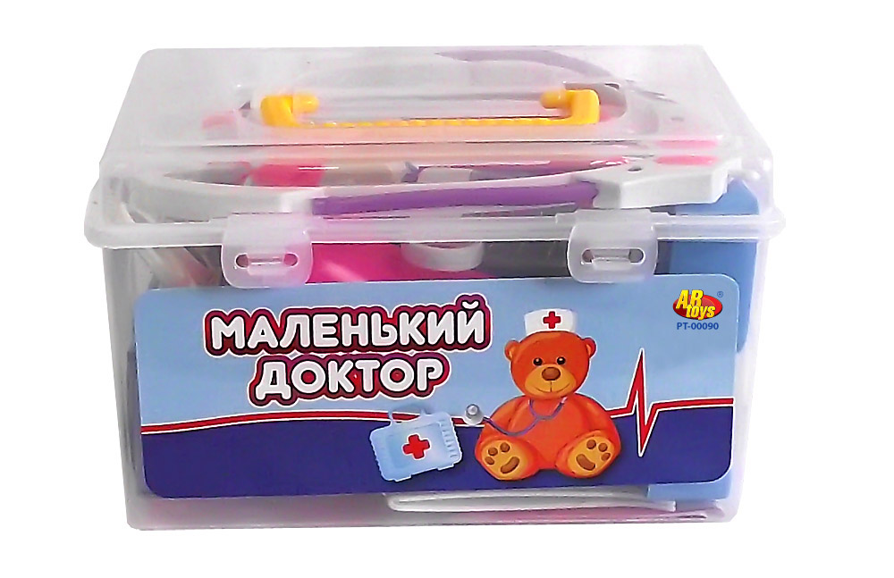 ABtoys Набор Маленький доктор с чемоданчиком PT-00293PT-00293 ABtoys Набор Маленький доктор с чемоданчиком PT-00293PT-00293Порадуйте своего малыша этим замечательным набором ! В наборе 22 предметов. Игрушка развивает: - тактильные навыки, - зрительную координацию, - мелкую моторику рук. Дополнительно: Возраст: 3+.