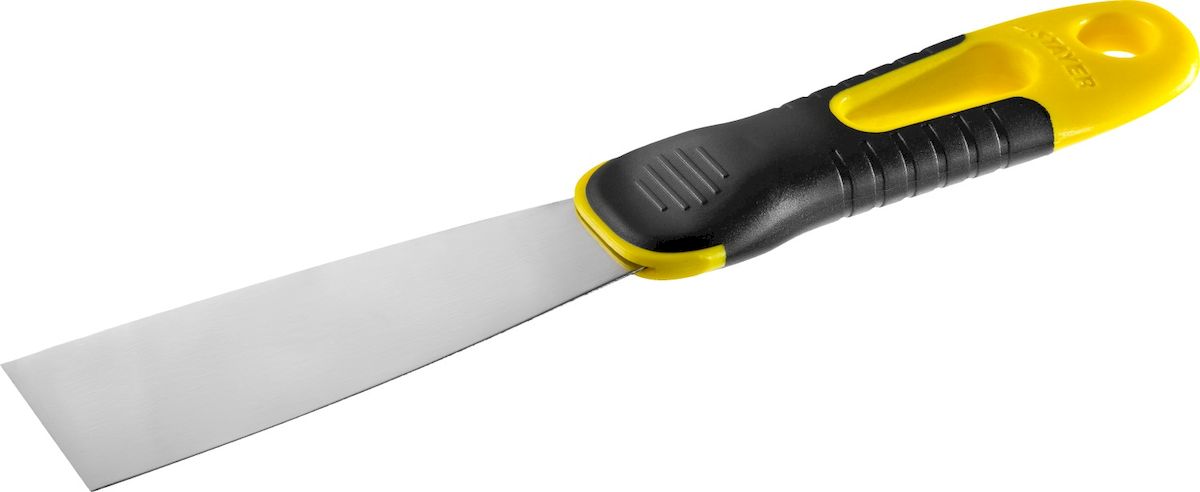 Шпатель Stayer Professional, 2к ручка, 40 мм10045-04 Шпатель Stayer Professional, 2к ручка, 40 мм10045-04Шпатель STAYER PROFESSIONAL нержавеющее профилированное полотно, 2к ручка, 40 мм