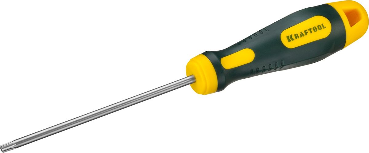 Отвертка Kraftool Expert, TORX Hole, №20x100мм250077-20-100 Отвертка Kraftool Expert, TORX Hole, №20x100мм250077-20-100Отвертка KRAFTOOL EXPERT, Cr-Mo-V сталь, двухкомпонентная противоскользящая рукоятка, TORX Hole, №20x100мм