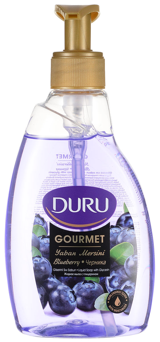 Duruу GOURMET Мыло жидкое Черничное парфе 300мл800297904 Duruу GOURMET Мыло жидкое Черничное парфе 300мл800297904Современное средство гигиены и ухода за кожей с увлажняющим действием глицерина. Отличается приятным фруктовым ароматом и нежной текстурой.