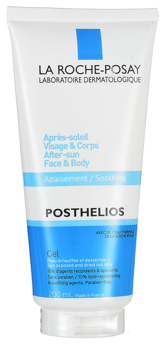 La Roche Posay Средство после загара Постгелиос 200млM5961302 La Roche Posay Средство после загара Постгелиос 200млM5961302Успокаивает кожу, способствует уменьшению покраснения и раздражения, смягчает, обладает липидовосполняющим действием. Ухаживает за кожей лица и тела после загара. Без комедоногенного эффекта. На основе термальной воды La Roche-Posay. Не содержит парфюмерных отдушек.